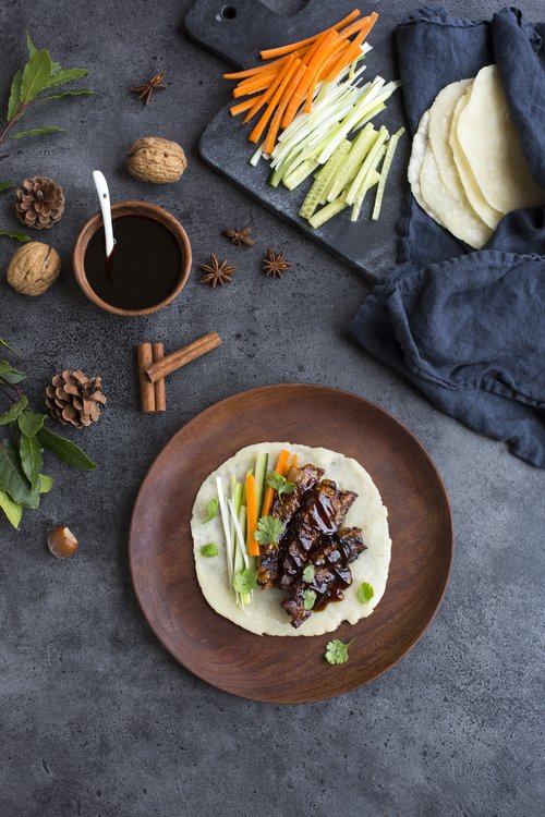 Pekingribbe med glutenfrie kinesiske pannekaker.jpg